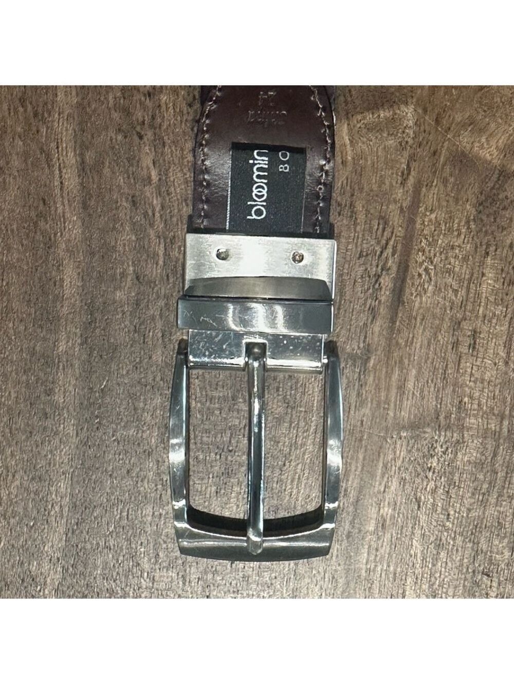 Bloomingdales Reversible Boys Brown and Black Braided Belt Size 24 - Picture 8 of 16